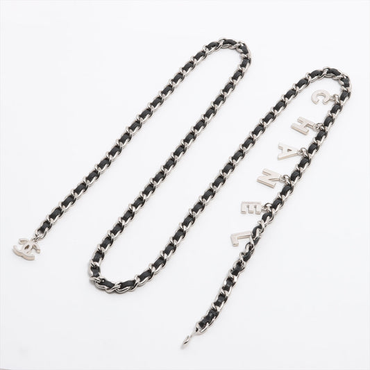 Chanel Logo Chain Black Belt 98cm - photo 1