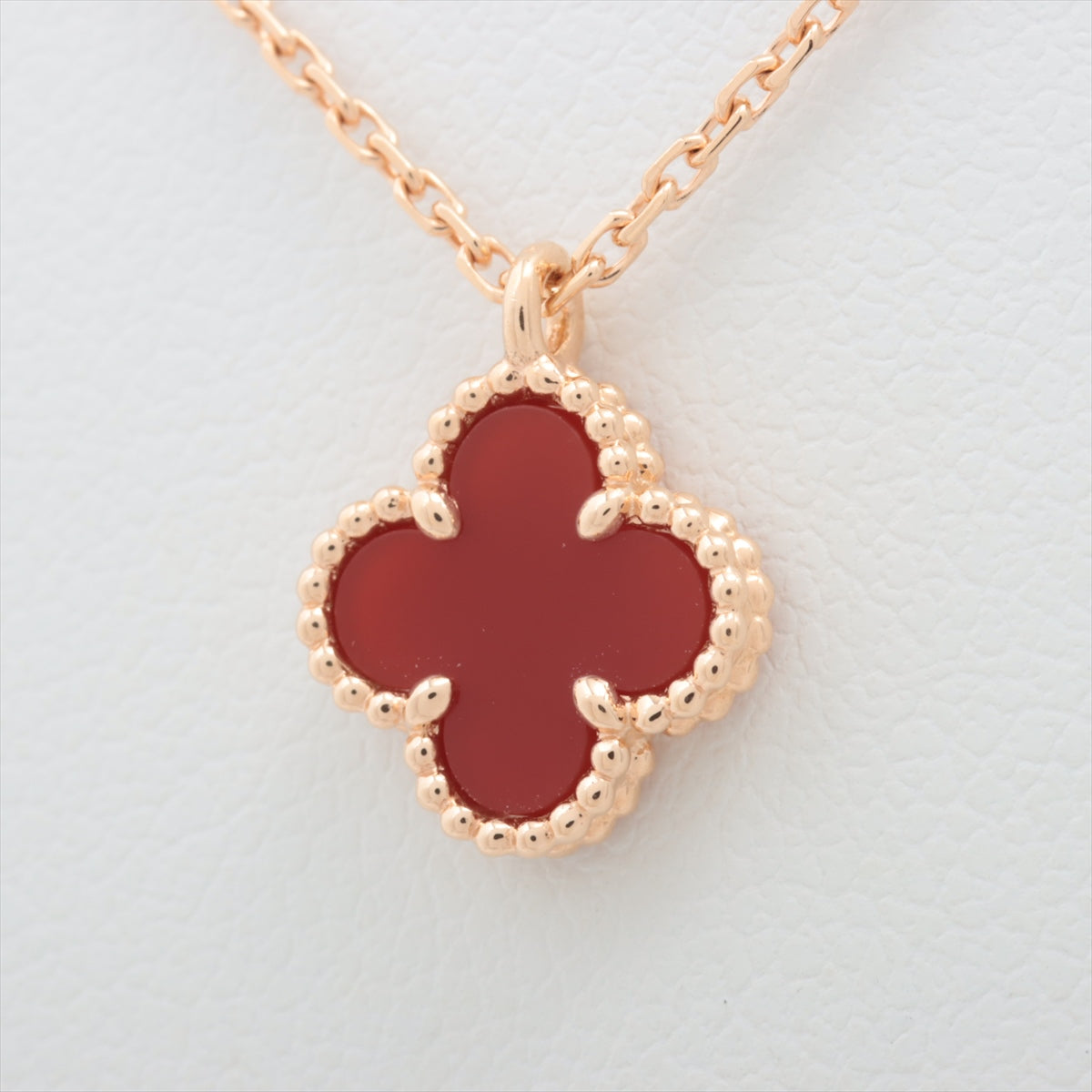 Van Cleef & Arpels Sweet Alhambra Carnelian Necklace - photo 2