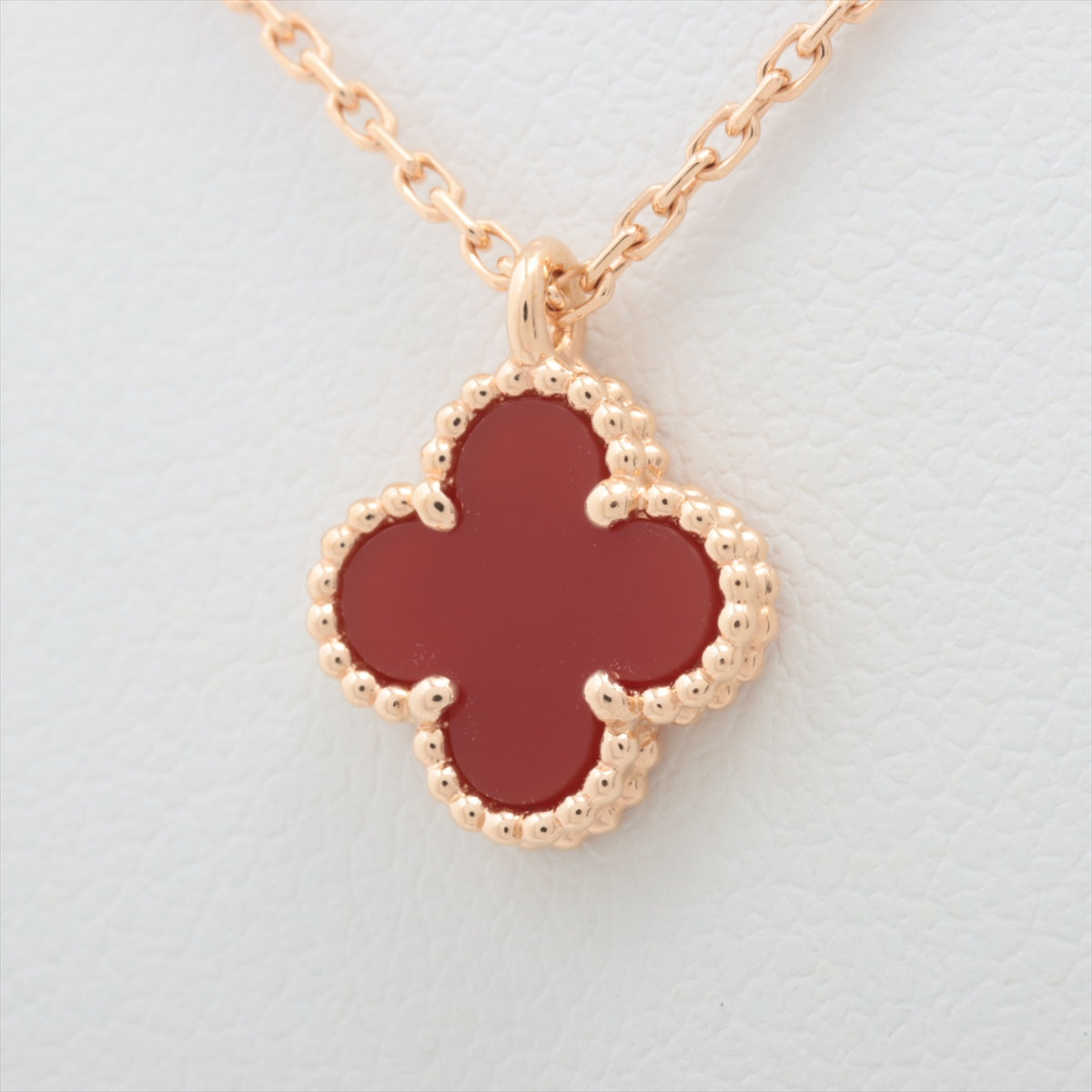 Van Cleef & Arpels Sweet Alhambra Carnelian Necklace - photo 1
