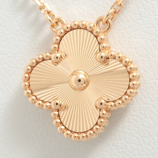 Van Cleef & Arpels Vintage Alhambra Guilloche Gold 2023 Necklace - photo 1