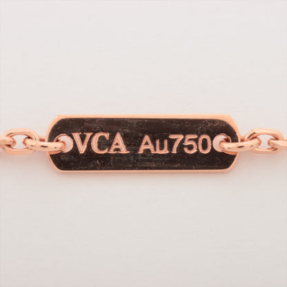 Van Cleef & Arpels Vintage Alhambra Rhodonite Diamond 2021 Holiday Necklace - photo 4