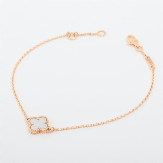 Van Cleef & Arpels Sweet Alhambra White Mother of Pearl MOP Bracelet - photo 1