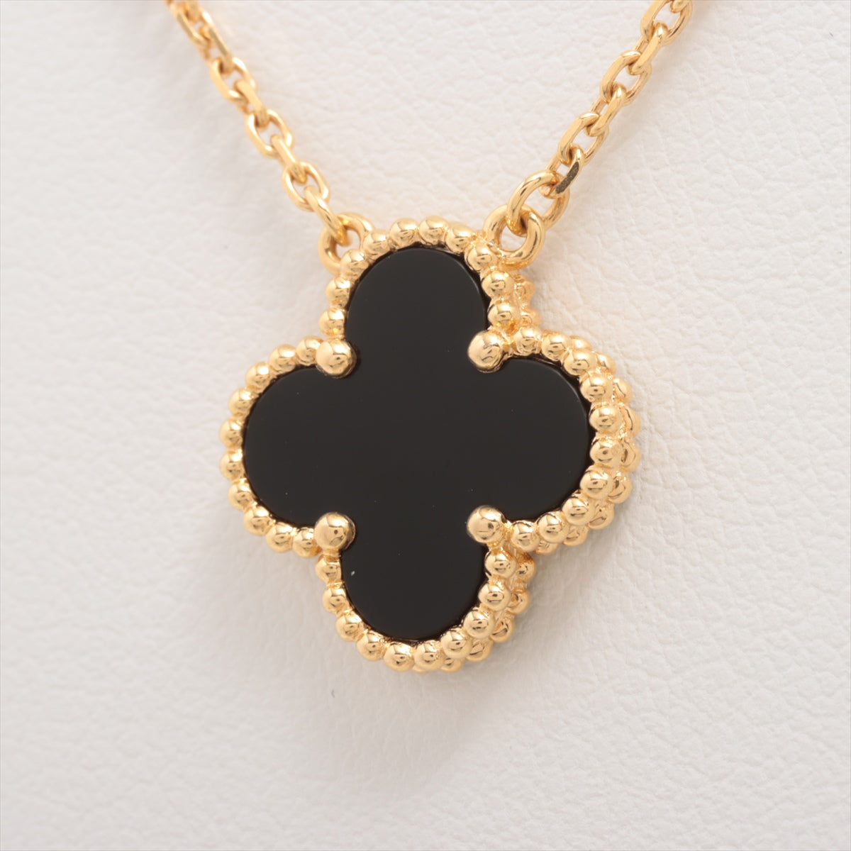 Van Cleef & Arpels Vintage Alhambra Onyx Necklace - photo 1