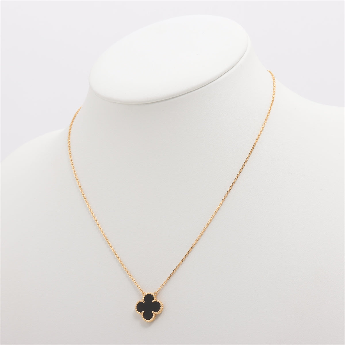 Van Cleef & Arpels Vintage Alhambra Onyx Necklace - photo 3