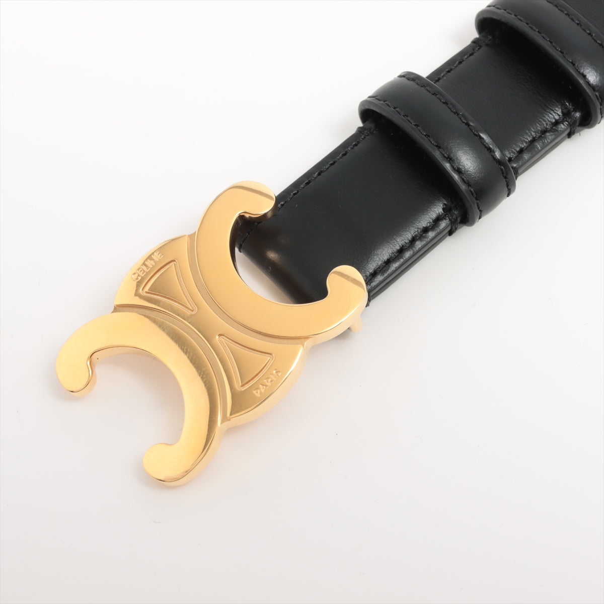 ITEM 2 - CELINE Medium Triomphe Belt 75 Black - photo 6