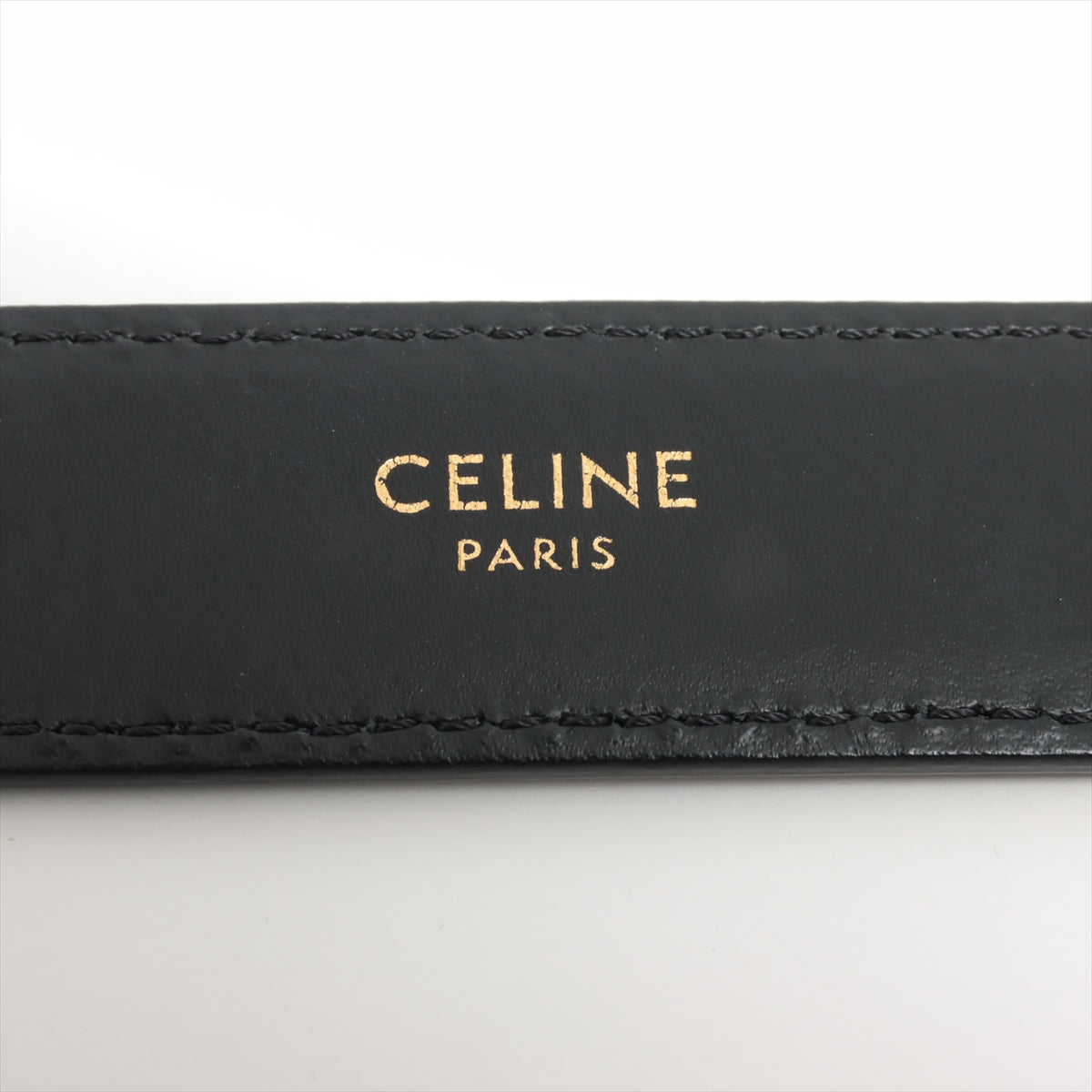 ITEM 2 - CELINE Medium Triomphe Belt 75 Black - photo 3