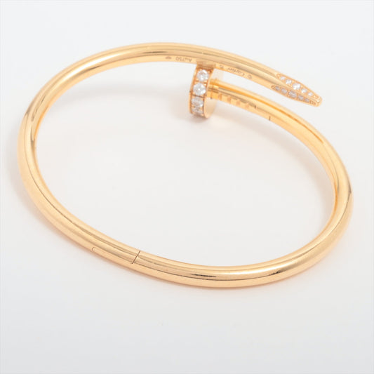 Cartier Juste Un Clou JUC Diamond Yellow Gold Size 15 Bracelet 2022 - photo 2