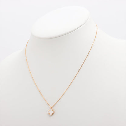 Van Cleef & Arpels Sweet Alhambra White Mother of Pearl MOP Necklace - photo 3