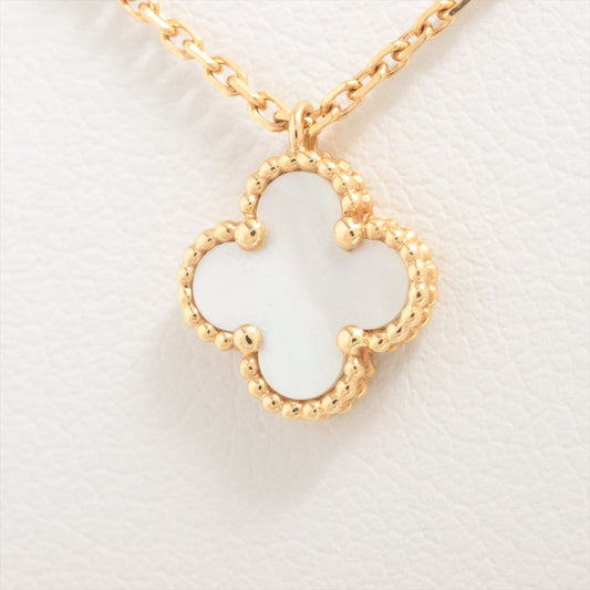 Van Cleef & Arpels Sweet Alhambra Mother of Pearls MOP Mother Of Pearl Necklace - photo 2