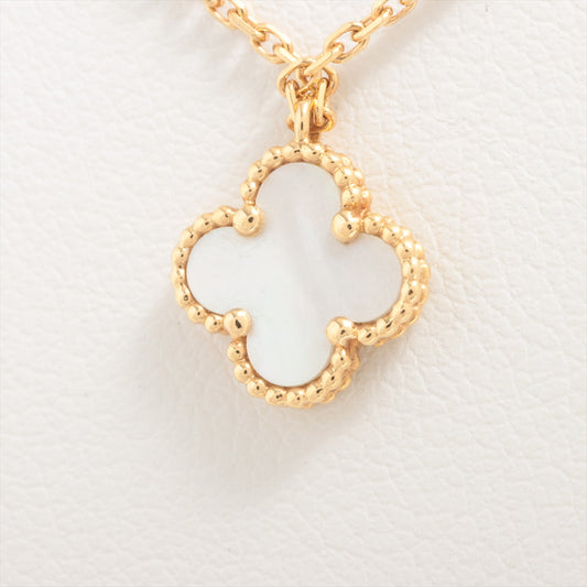 Van Cleef & Arpels Sweet Alhambra Mother of Pearls MOP Mother Of Pearl Necklace - photo 1
