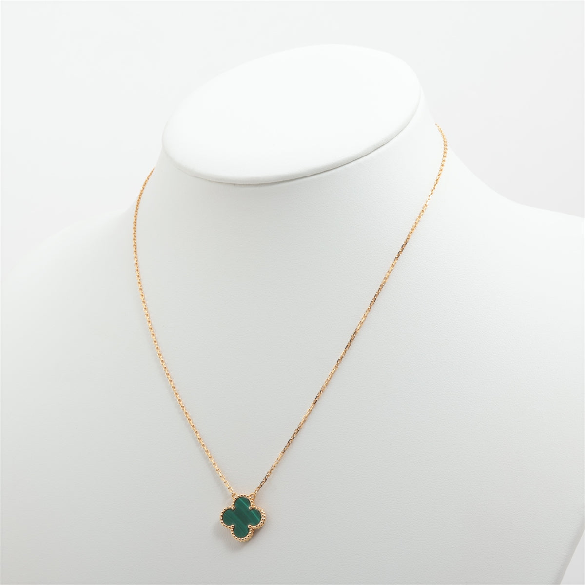 Van Cleef & Arpels Vintage Alhambra Malachite Necklace 2021 - photo 4