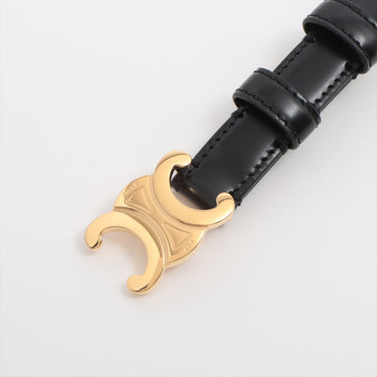 Celine Triomphe Black Leather Belt 75cm - photo 5