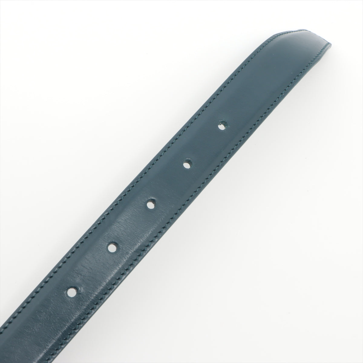 Celine Triomphe Blue Leather Belt 75cm - photo 6