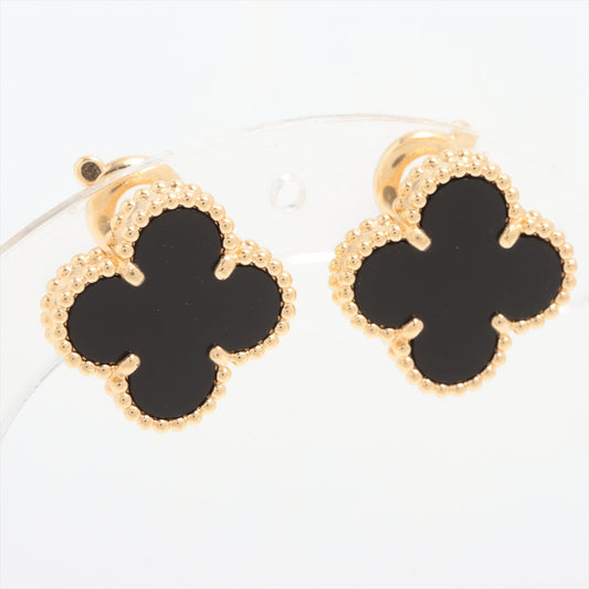 Van Cleef & Arpels Vintage Alhambra Onyx Earrings 2022 - photo 2