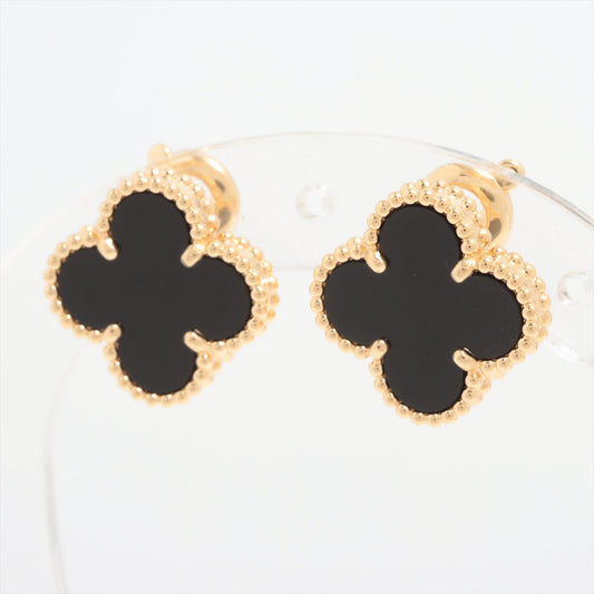 Van Cleef & Arpels Vintage Alhambra Onyx Earrings 2022 - photo 1