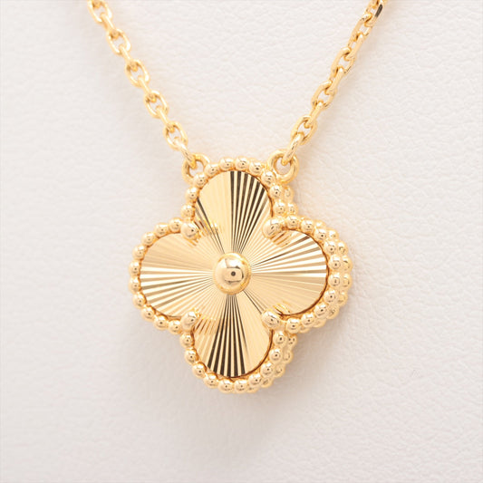 HOLD CV Van Cleef & Arpels Vintage Size Alhambra Guilloche Necklace - photo 1
