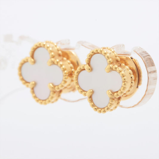 Van Cleef & Arpels Sweet Alhambra Mother of Pearl MOP Earrings - photo 1