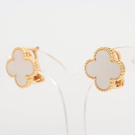 Van Cleef & Arpels Vintage Alhambra Mother of Pearl MOP Earrings - photo 2