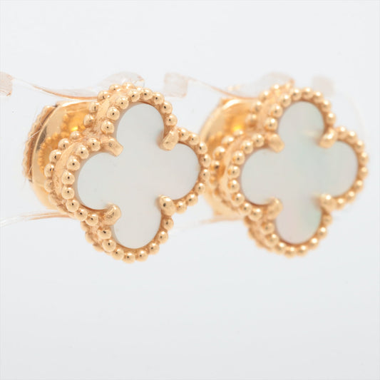 Van Cleef & Arpels Sweet Alhambra Mother of Pearl MOP Earrings - photo 2