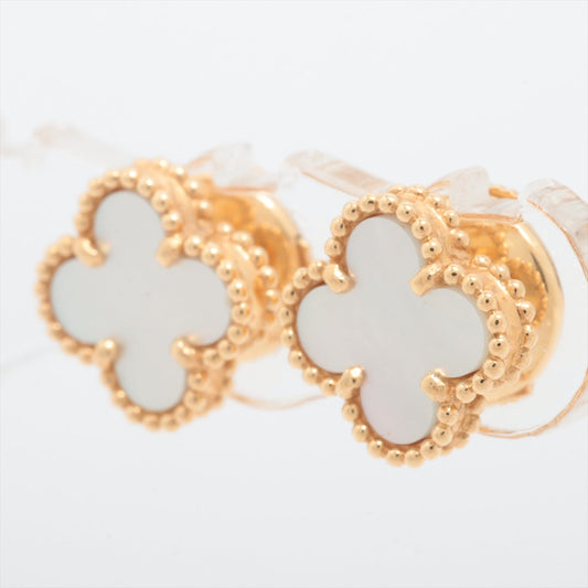 Van Cleef & Arpels Sweet Alhambra Mother of Pearl MOP Earrings - photo 1