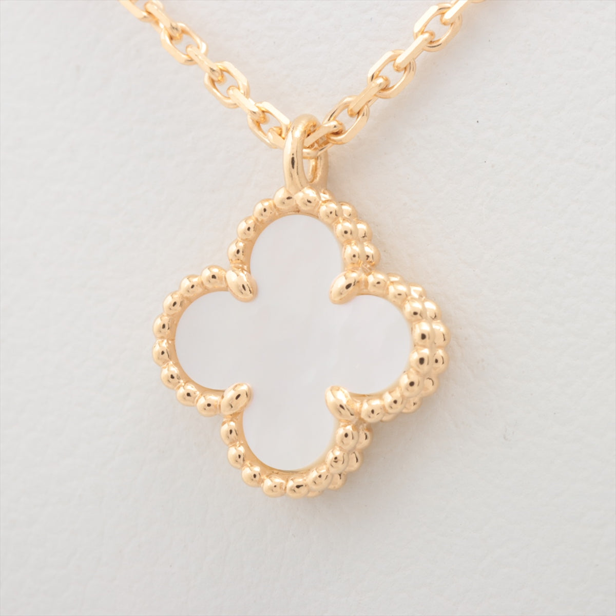 Van Cleef & Arpels Sweet Alhambra Mother of Pearl MOP Necklace - photo 1