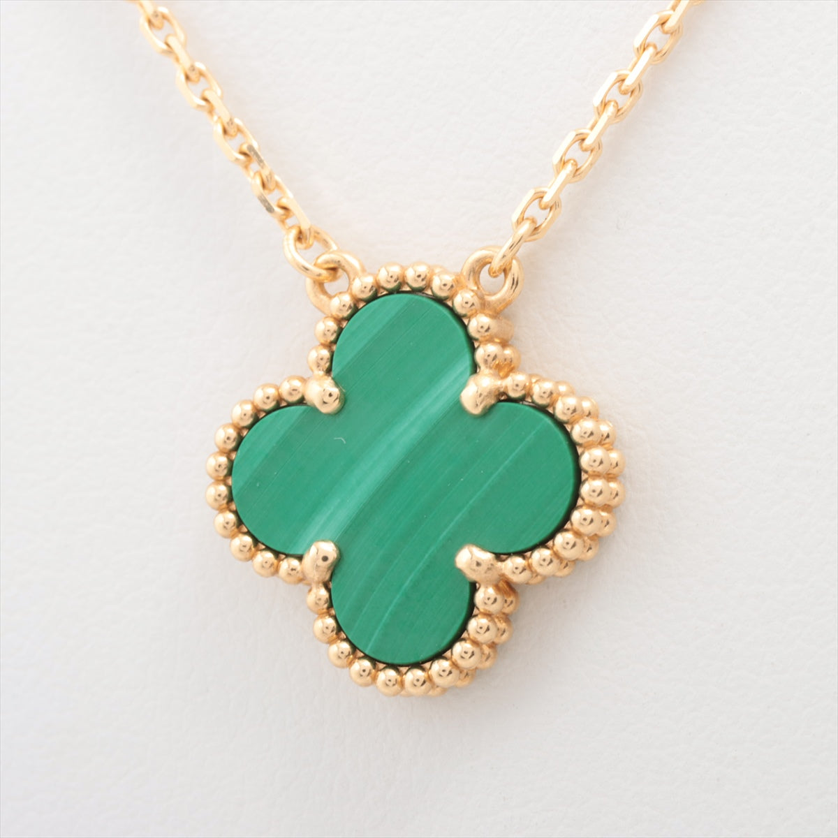 Van Cleef & Arpels Vintage Alhambra Malachite Necklace - photo 2