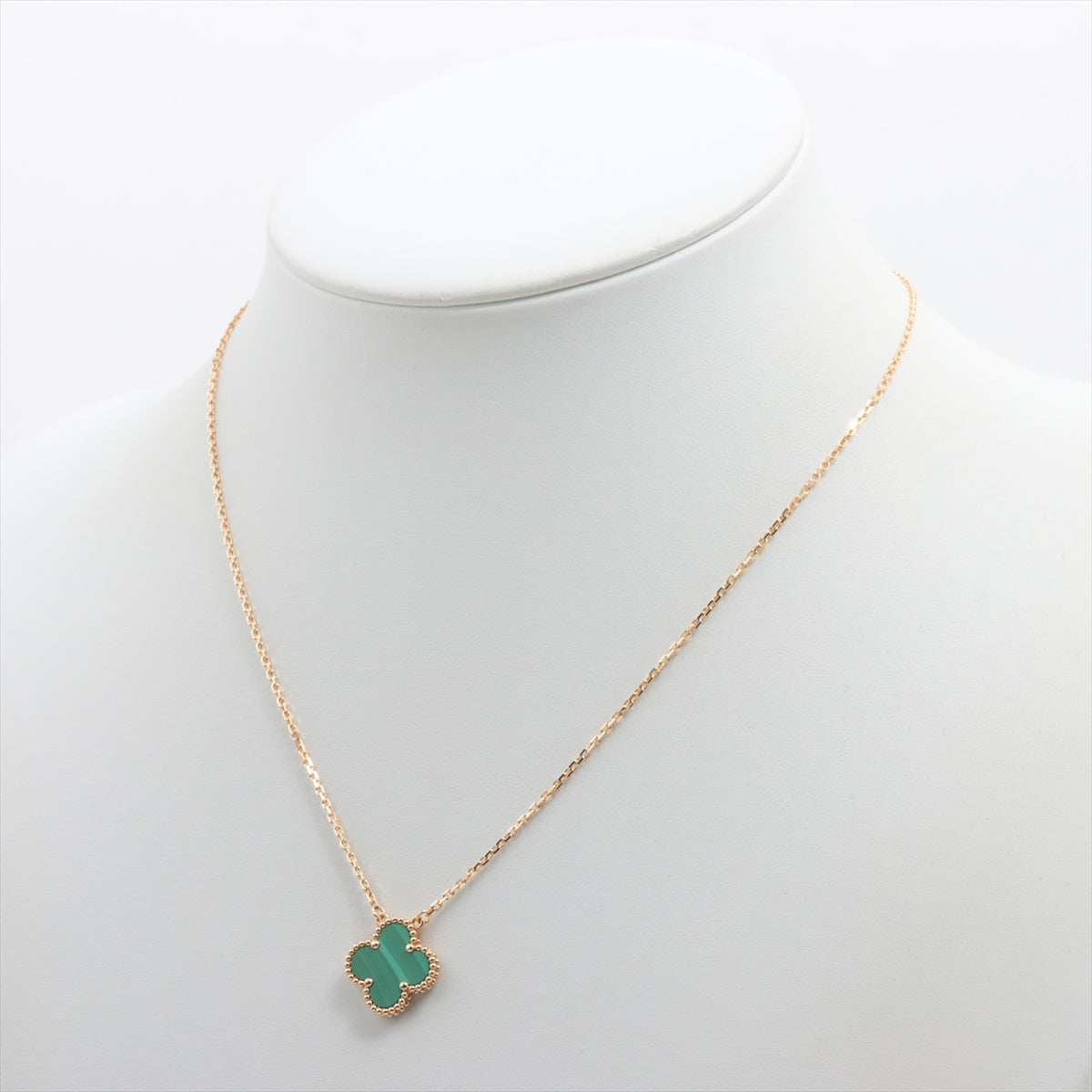 Van Cleef & Arpels Vintage Alhambra Malachite Necklace - photo 3