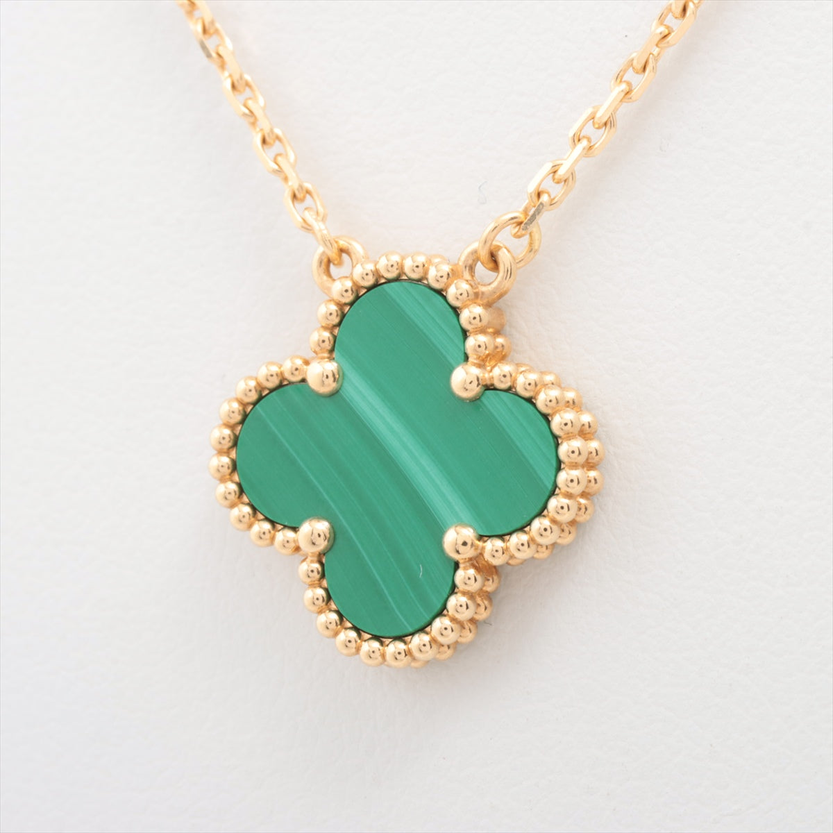 Van Cleef & Arpels Vintage Alhambra Malachite Necklace - photo 1