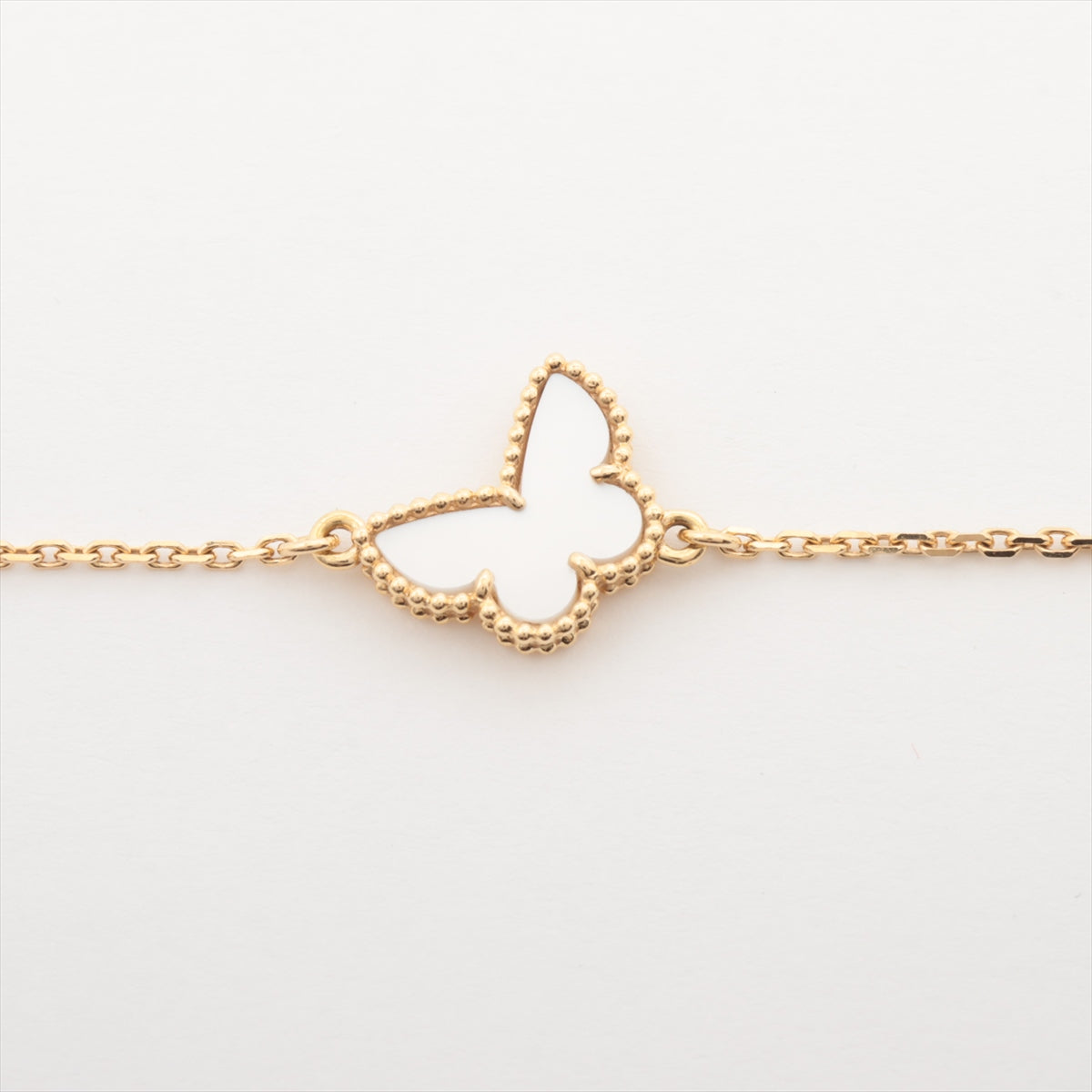 Van Cleef & Arpels Sweet Alhambra Papillon Mother of Pearl MOP Bracelet - 2021 - photo 2