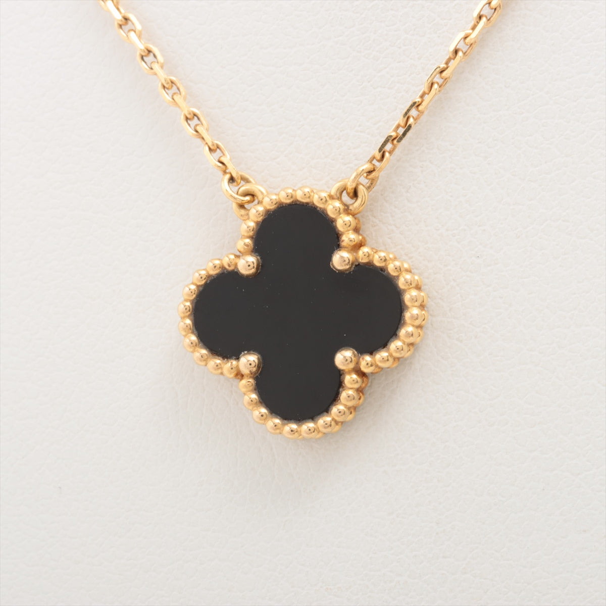 Van Cleef & Arpels Vintage Alhambra Onyx Necklace - photo 3