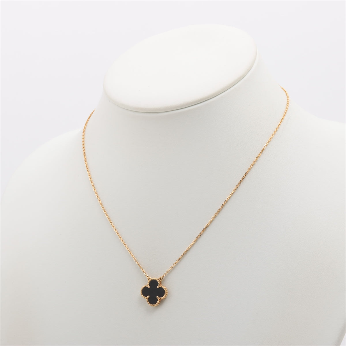 Van Cleef & Arpels Vintage Alhambra Onyx Necklace - photo 4