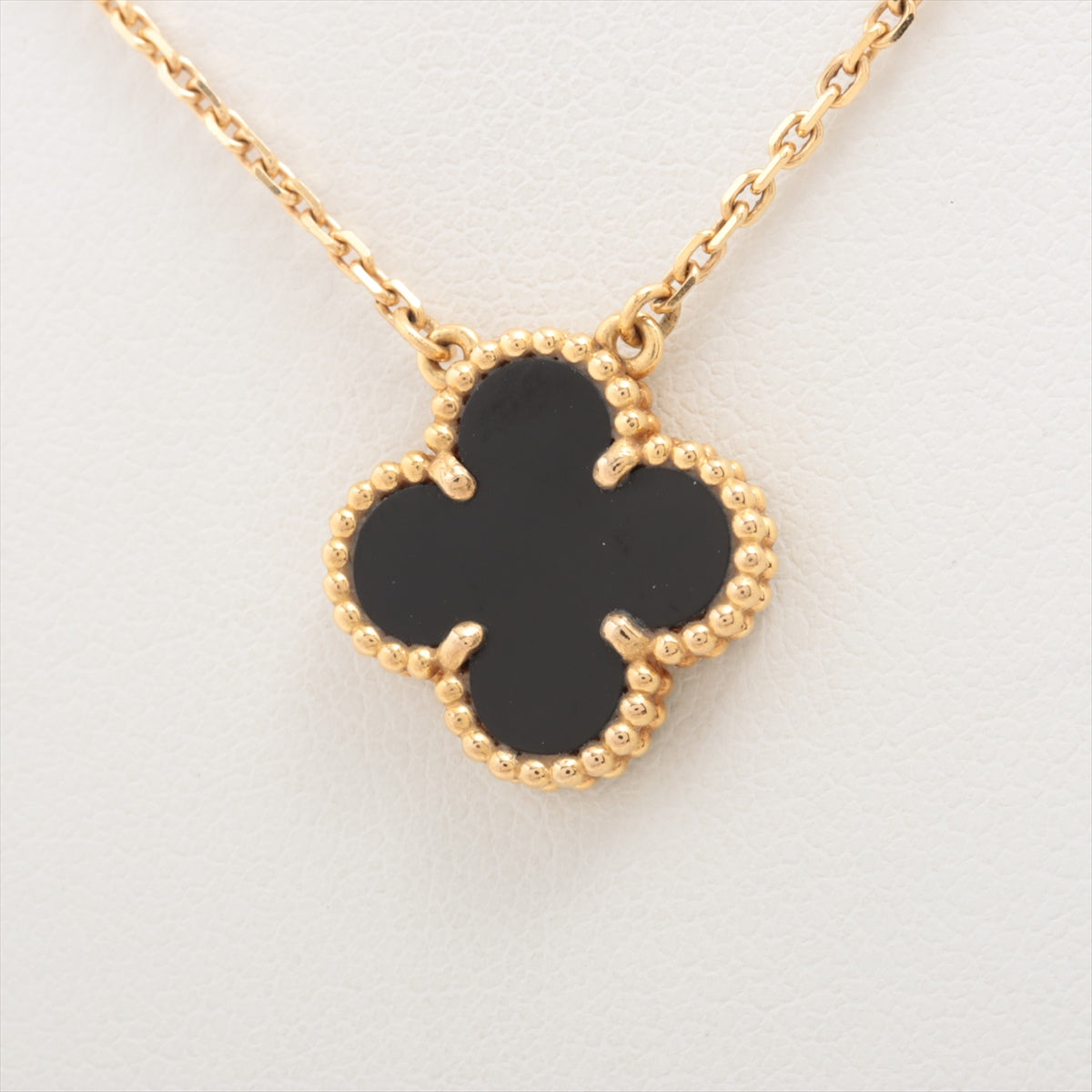 Van Cleef & Arpels Vintage Alhambra Onyx Necklace - photo 2
