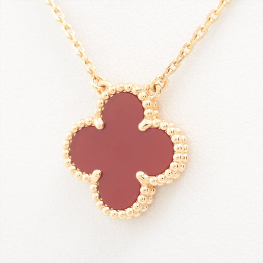 Van Cleef & Arpels Vintage Alhambra Carnelian Necklace 2023 - photo 1