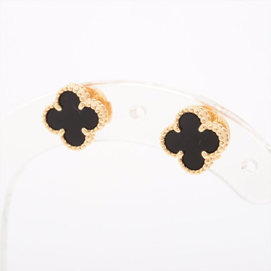 Van Cleef & Arpels Sweet Alhambra Onyx Earrings - Feb 2024 - photo 1