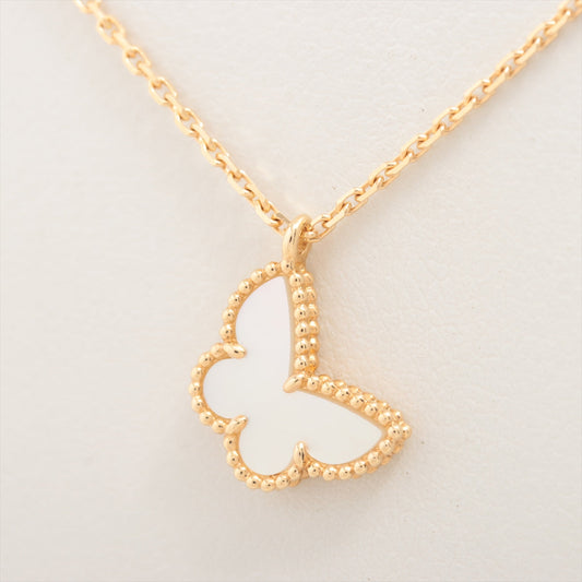 Van Cleef & Arpels Sweet Alhambra Papillon Mother of Pearl MOP Necklace - photo 1