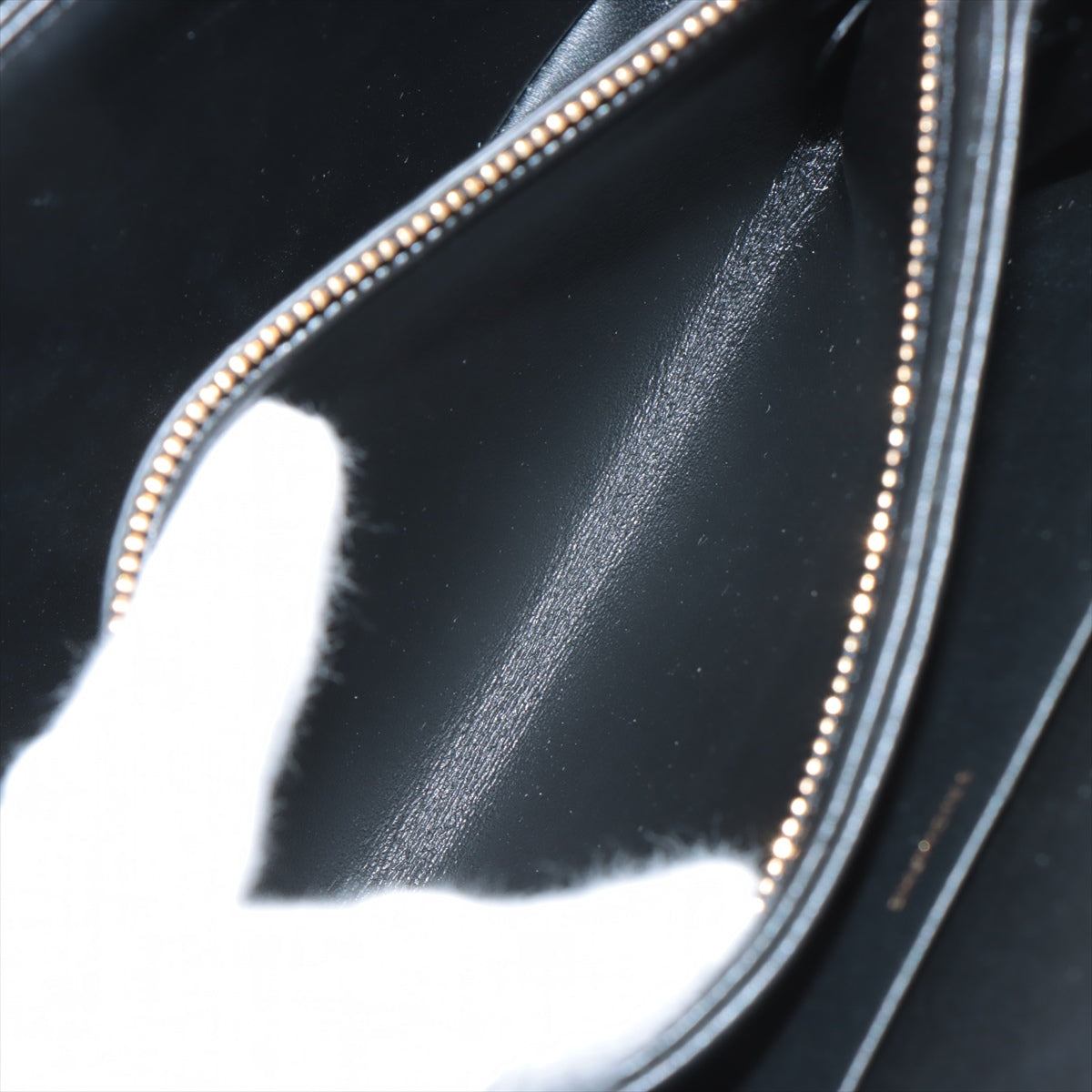 Celine Triomphe Teen Leather Shoulder Bag Black - photo 8