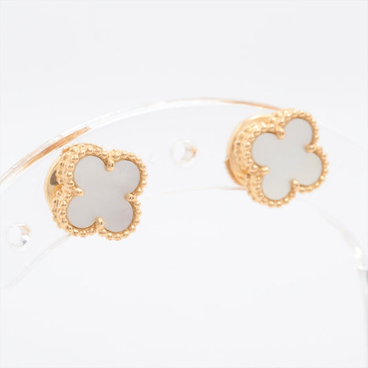 Van Cleef & Arpels Sweet Alhambra Mother of Pearl Piercing Earrings - photo 2