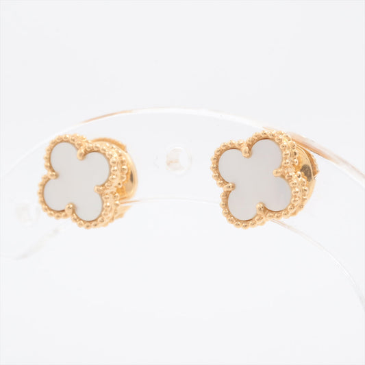 Van Cleef & Arpels Sweet Alhambra Mother of Pearl Piercing Earrings - photo 1