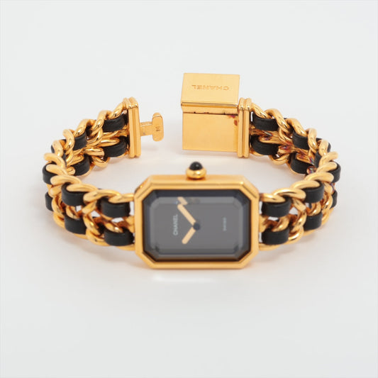 Chanel Première M Black Face Gold Watch - photo 2