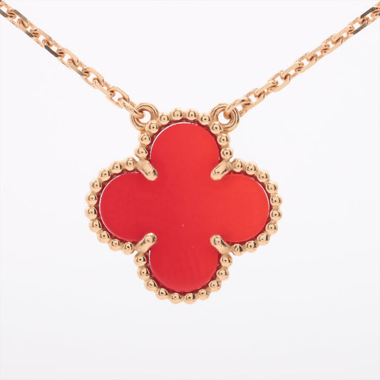 Van Cleef & Arpels Vintage Alhambra Carnelian Necklace - April 2022 - photo 1
