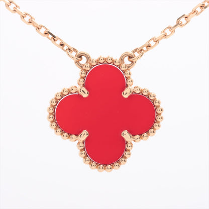 Van Cleef & Arpels Vintage Alhambra Carnelian Necklace- April 2024 - photo 1