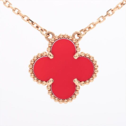 Van Cleef & Arpels Vintage Alhambra Carnelian Necklace- April 2024 - photo 1