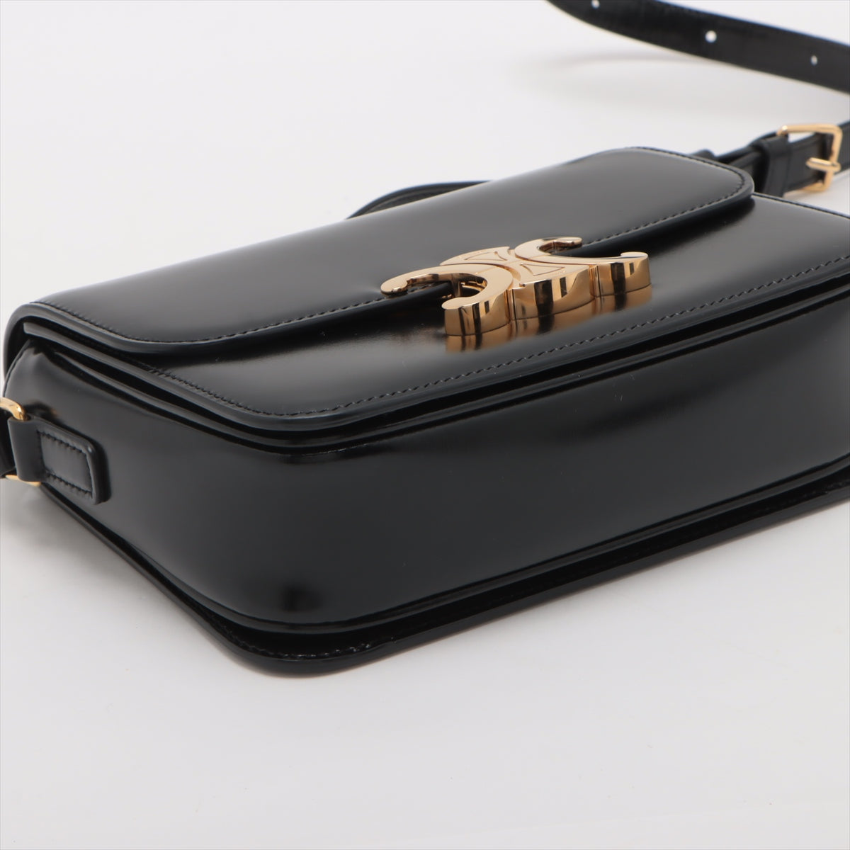 Celine Triomphe Teen Black Crossbody Bag - photo 7