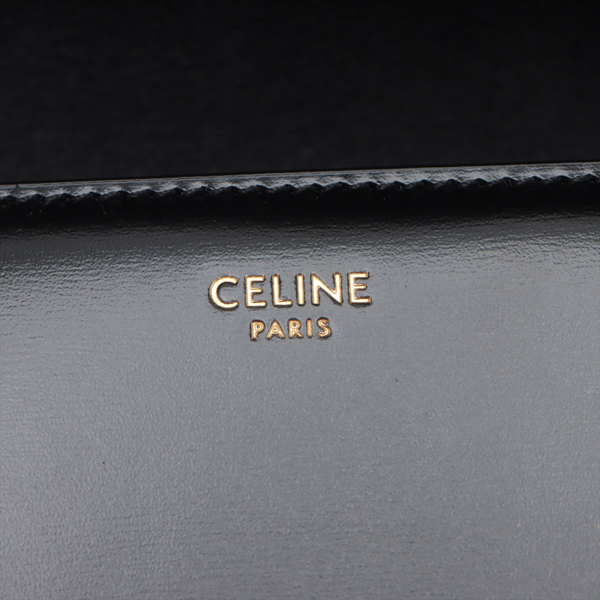 Celine Triomphe Teen Black Crossbody Bag - photo 3