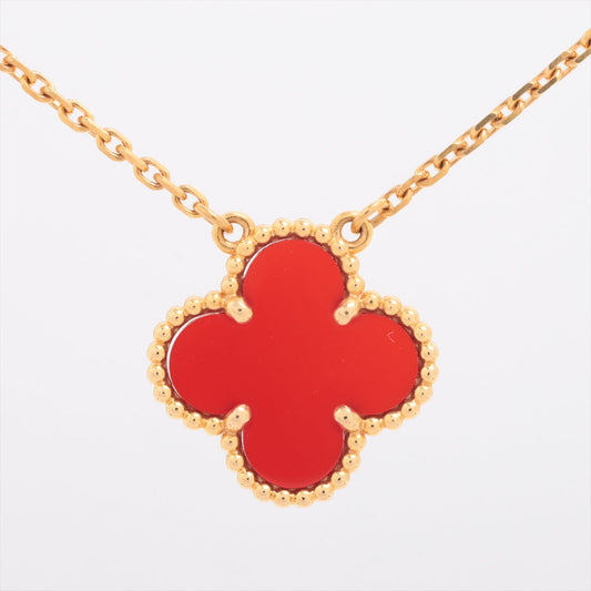 Van Cleef & Arpels Vintage Alhambra Carnelian Necklace - photo 2