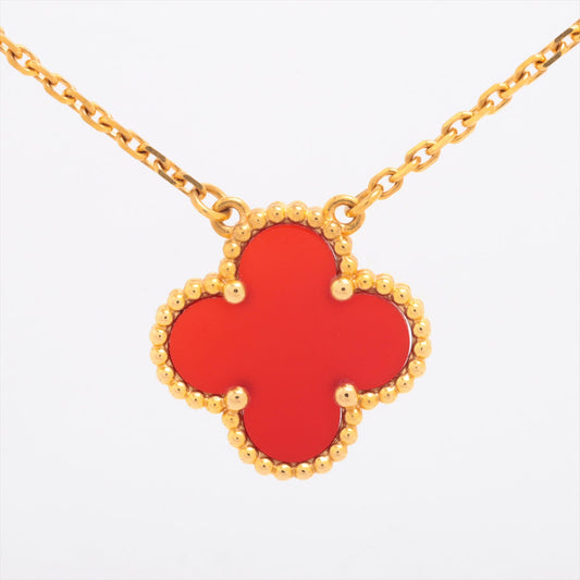 Van Cleef & Arpels Vintage Alhambra Carnelian Necklace - photo 1