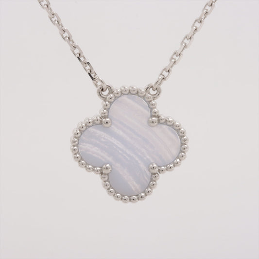 Van Cleef & Arpels Vintage Alhambra Chalcedony Necklace - Oct 2022 - photo 2