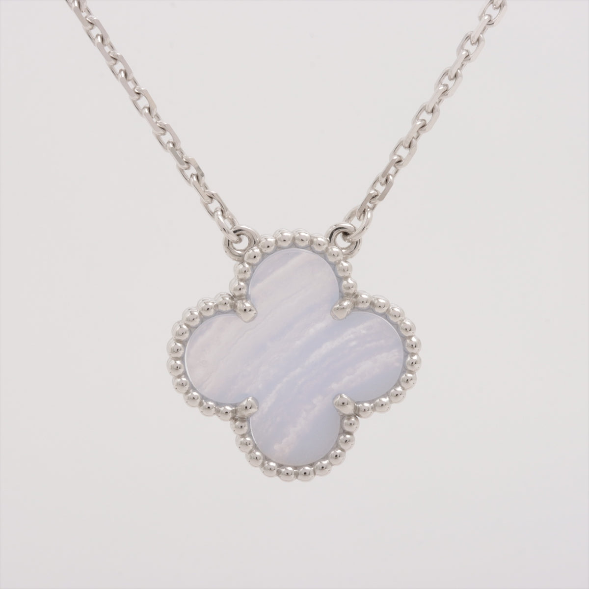 Van Cleef & Arpels Vintage Alhambra Chalcedony Necklace - Oct 2022 - photo 1