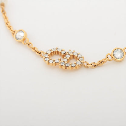 Dior Petit CD Yellow Gold Rhinestone/Pearl Bracelet Costume Jewellery - photo 5