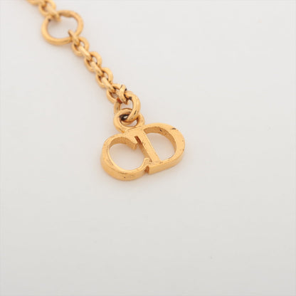 Dior Petit CD Yellow Gold Rhinestone/Pearl Bracelet Costume Jewellery - photo 2